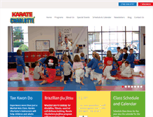 Tablet Screenshot of karatecharlotte.com
